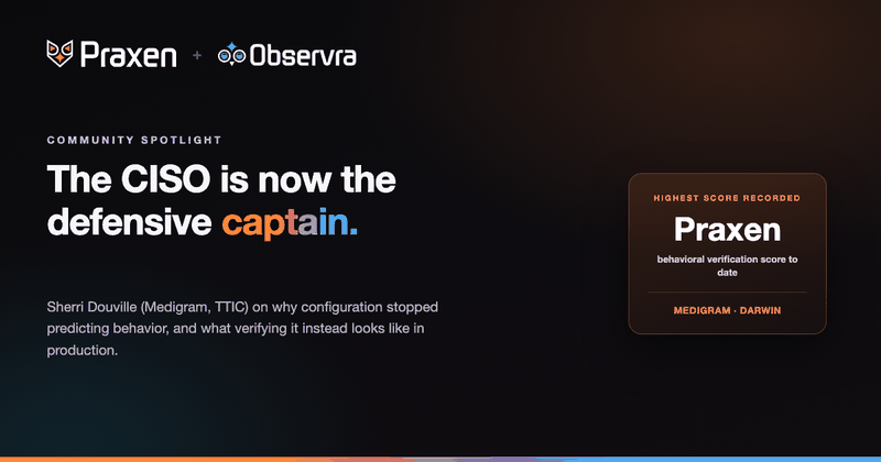 Open Agent and AI Security Community spotlight: The CISO is now the defensive captain, featuring Medigram Darwin